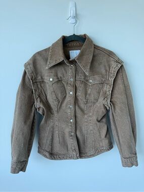 ASOS hourglass Denim Jacket with Structured Waist